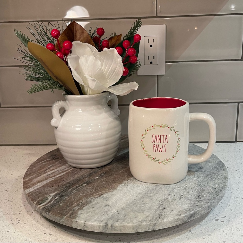 RAE DUNN “SANTA PAWS” Mug